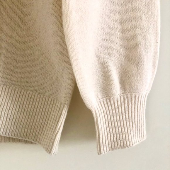 Designers Remix Sydni Ruched Wool Sweater in Ivory - Picture 6 of 7